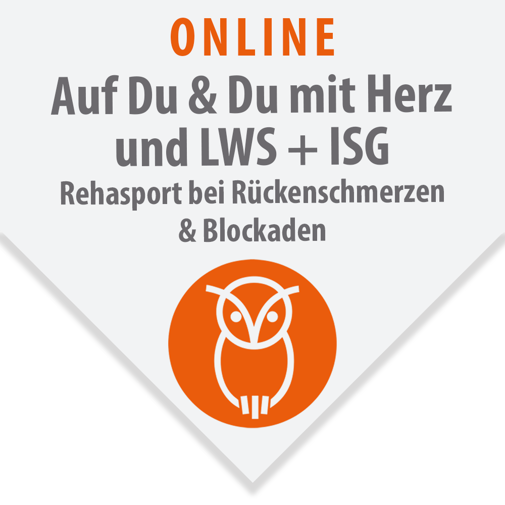 Auf Du & Du mit Herz und LWS + ISG | Rehasport bei Rückenschmerzen und Blockaden