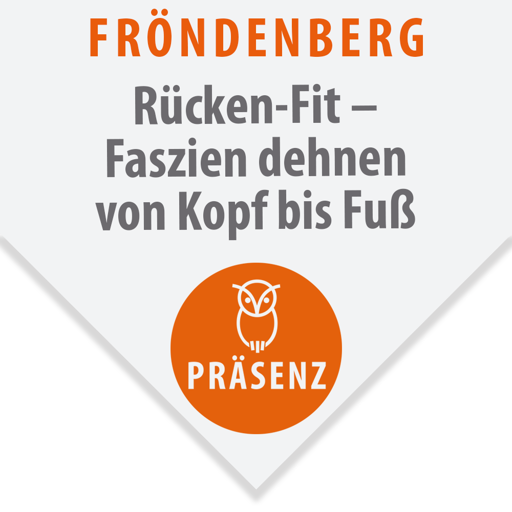 Fröndenberg: Rücken-Fit - Faszien von Kopf bis Fuß dehnen