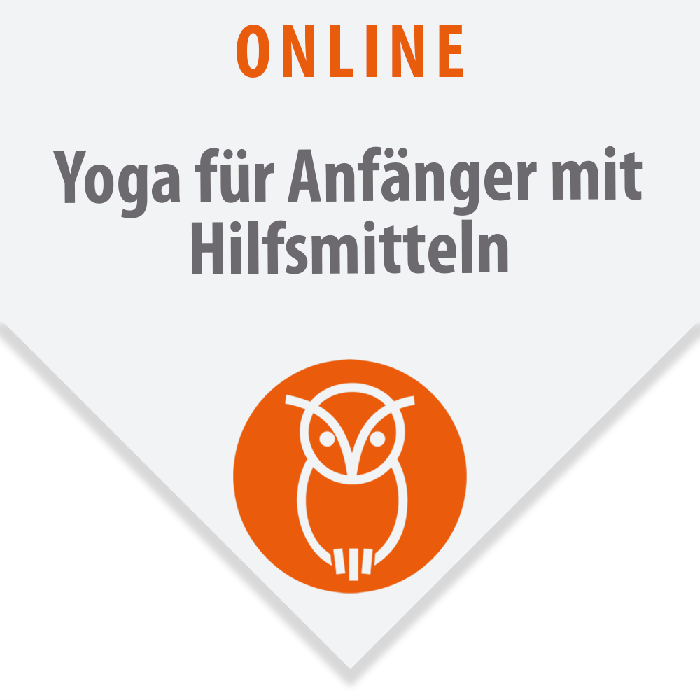 Yoga für Anfänger mit Hilfsmitteln
